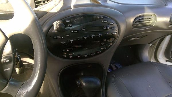 1998-1999 Ford Taurus Sho Trim Bezel Around Radio Surround Dash Panel Gray X2 — photo 2