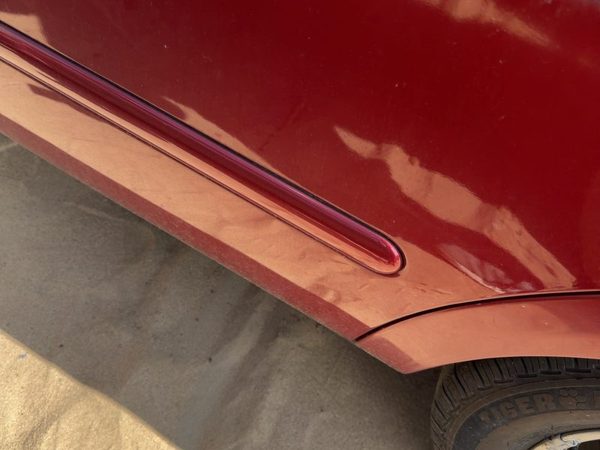 2000-2007 Ford Taurus Driver Left Rear Moulding From Door Oem Back Primed Red — photo 3