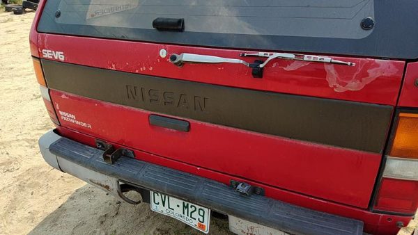 1987-95 Nissan Pathfinder Rear Hatch Trim Panel Only Oem Tail Finish 7561198G00 — photo 1
