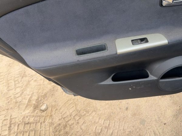 05-06 Altima Driver Left Rear Door Trim Panel With Switches Back Charcoal G — photo 8