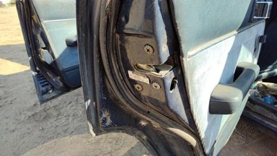 1984-1986 Toyota Camry Driver Left Rear Door Latch With Rods/Cables Oem Back