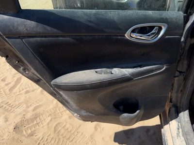 2014 Nissan Sentra Rear Door Trim Panel LH Charcoal G