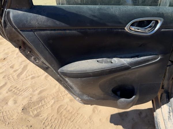 2014 Nissan Sentra Rear Door Trim Panel LH Charcoal G — photo 2