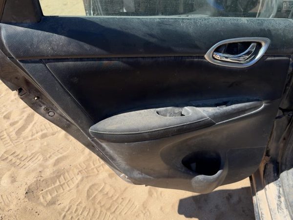 2014 Nissan Sentra Rear Door Trim Panel LH Charcoal G — photo 3