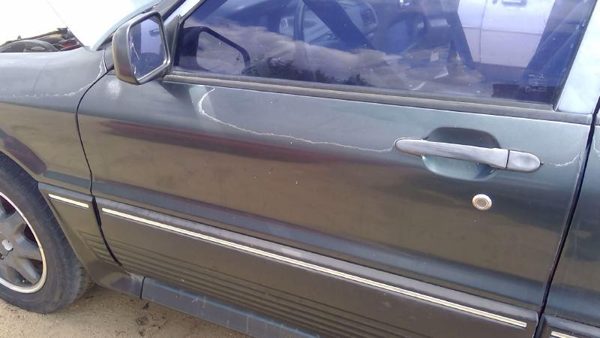 1991 Mitsubishi Galant VR-4 Driver Left Front Door Shell OEM LH Green MB835736 — photo 3