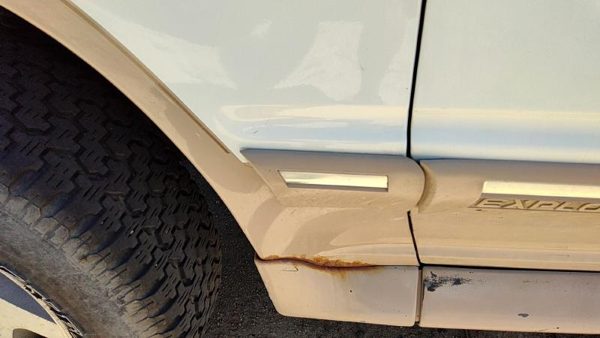 1991-1994 Ford Explorer Driver Left Moulding From Fender Oem Trim Strip White — photo 2