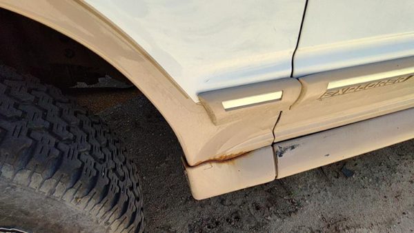 1991-1994 Ford Explorer Driver Left Moulding From Fender Oem Trim Strip White — photo 6