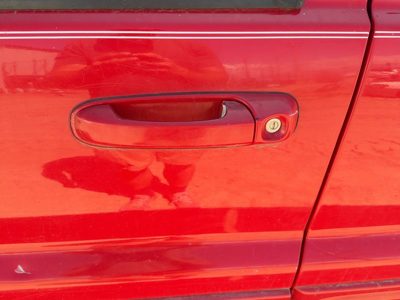 00-04 Grand Cherokee Driver Left Front Outside Door Handle Oem Flame Red Pr4