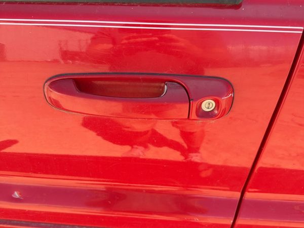 00-04 Grand Cherokee Driver Left Front Outside Door Handle Oem Flame Red Pr4 — photo 2