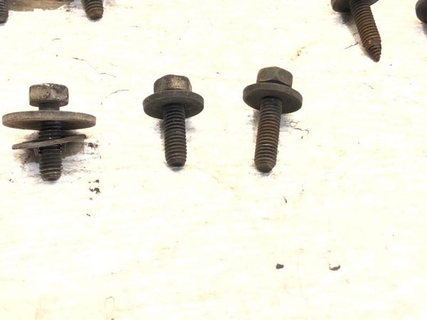 1986 Chevy Corvette C4 Set Of Bolts For Inner Fender Oem Hardware — photo 2