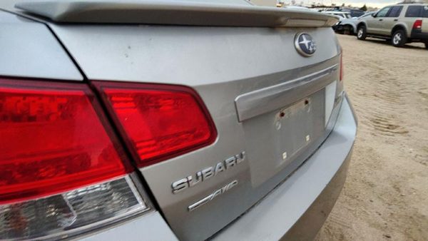 2011 Subaru Legacy Trunk/decklid/hatch/tailgate Ssm Steel Silver Hail — photo 6