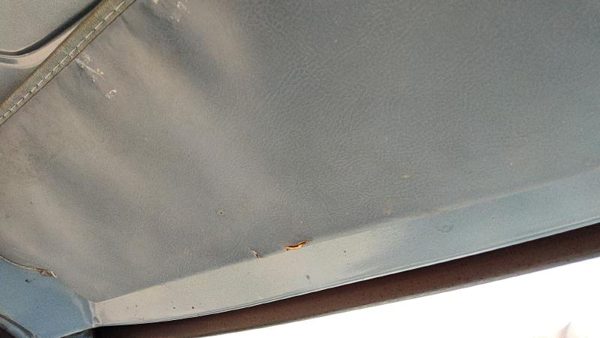 81-93 Dodge Ram W150 Driver Left Sun Visor Oem Blue — photo 5