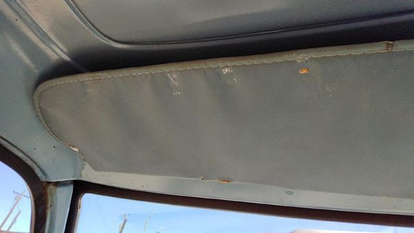 81-93 Dodge Ram W150 Driver Left Sun Visor Oem Blue — photo 3