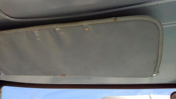 81-93 Dodge Ram W150 Driver Left Sun Visor Oem Blue — photo 4