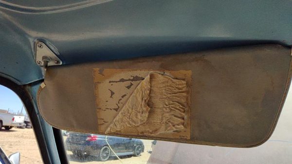 81-93 Dodge Ram W150 Driver Left Sun Visor Oem Blue — photo 8
