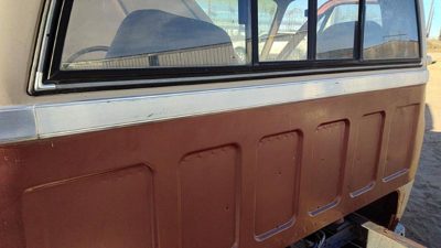 1975-1987 Chevy K30 Moulding Below Back Glass Oem Trim Strip Panel