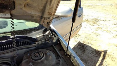 1997-1998 Park Ave Ultra Driver Left Hood Hinge Assembly Oem 25635701