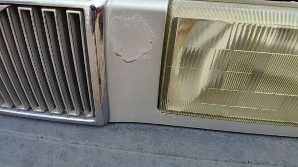 90-92 Volvo 740 Driver Left Front Headlight Trim Surround Panel Door — photo 3