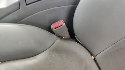 04-08 Chrysler Pacifica Driver Left Front Seat Belt Buckle Receiver Oem Gray Da