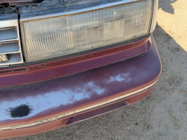 1987-1988 Nissan Maxima Trim Strip Below Front Grille Assembly Oem Gxe Red — photo 8