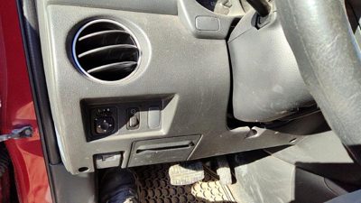 03-04 Mitsubishi Outlander Lower Dash Under Column Knee Bolster Trim Panel Black