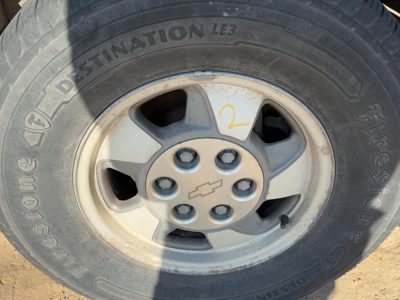 2000-2003 Chevy Suburban 16" Aluminum Wheel Oem Factory Rim Pf4 #2 16X7 Brushed