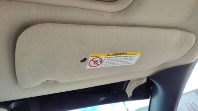 2000-2005 Mitsubishi Eclipse Passenger Right Sun Visor Oem
