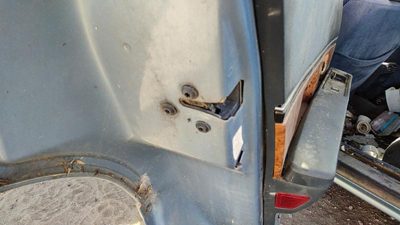 1992-1999 Buick Lesabre Driver Left Rear Door Latch With Rods/Cables Oem Back