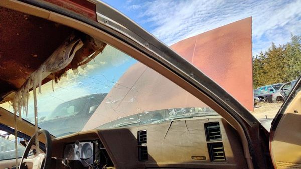 1985 Pontiac Sunbird Passenger Right A Pillar Trim Windshield Post Panel Oem Tan — photo 1