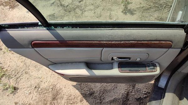 99 Cadillac Deville Driver Left Rear Door Trim Panel W Switches Back 152 Neutral — photo 2