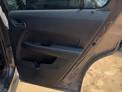 10-17 Equinox Passenger Right Rear Door Trim Panel With Switches Back Black 01A