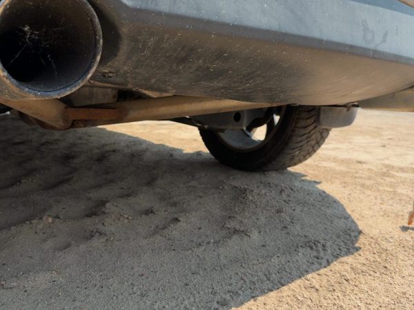 2003-2004 Infinity Fx45 Rear Muffler With Exhaust Tip Oem Diamond Graphite Wv2 — photo 3