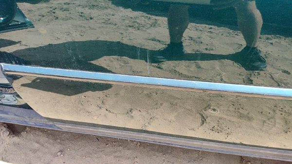 98-04 Cadillac Seville Driver Left Rear Moulding From Door Back Trim Strip Green — photo 5