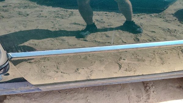 98-04 Cadillac Seville Driver Left Rear Moulding From Door Back Trim Strip Green — photo 7