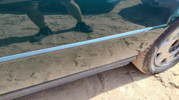 98-04 Cadillac Seville Driver Left Rear Moulding From Door Back Trim Strip Green — photo 8