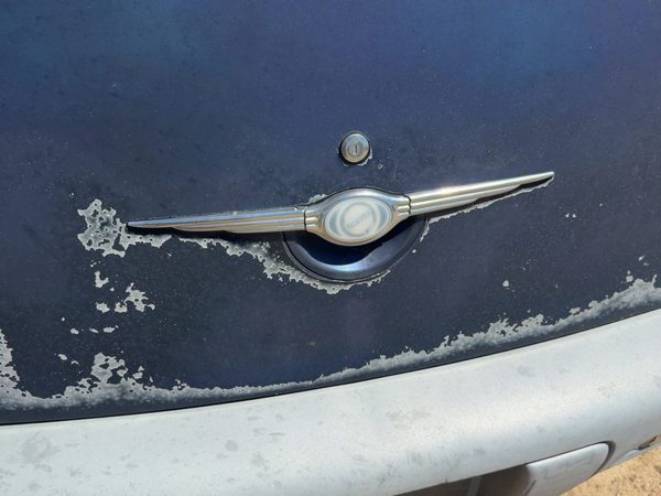 01-10 Chrysler Pt Cruiser Liftgate Hatch Rear Outside Door Handle Oem Blue Pb7 — photo 2