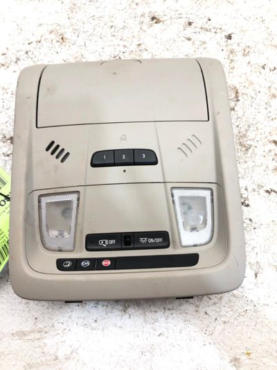 18-19 Buick Regal Center Overhead Console Dome Light Map Lamp Cubby Black Hbx