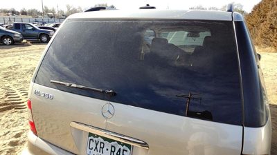 1998-2005 Mercedes Ml350 Back Glass Rear Window Oem 1637400657