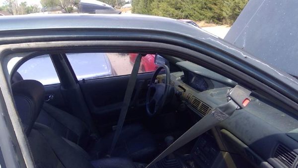 89-93 Galant Vr-4 Passenger Right Front Power Seat Belt Sliding Track Assembly — photo 1