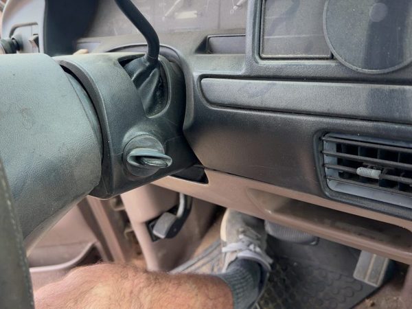 1994-1997 Ford F250 Steering Column Assembly Oem Brown Rk Loose F150Steering — photo 4