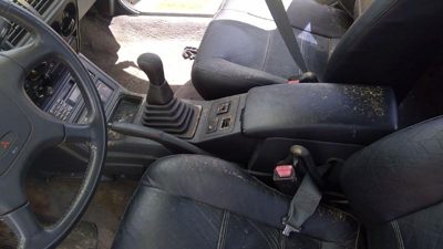 89-93 Mitsubishi Galant Vr-4 Center Floor Console Assemby Oem Arm Rest Black