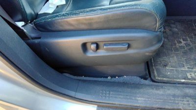 09-11 Pilot Passenger Right Side Power Seat Switch With Trim Panel Gray/Blue Gr