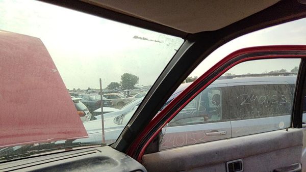 90-95 Nissan Pathfinder Passenger Right A Pillar Trim Windshield Post Panel Gray — photo 2