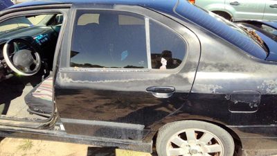 2002 INFINITI G20 Rear Door LH KH3 Black
