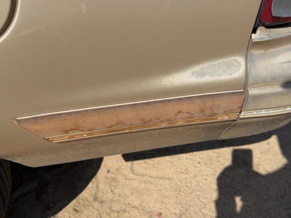 93 Century Driver Left Rear Moulding On Quarter Panel 4-Door Sedan Special Gold — photo 4