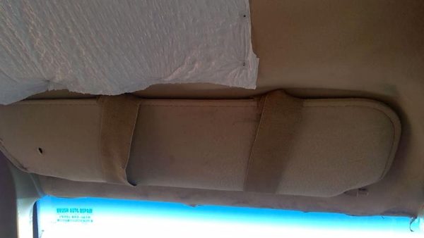1985-1997 Chevy Astro Driver Left Sun Visor Oem Tan — photo 1