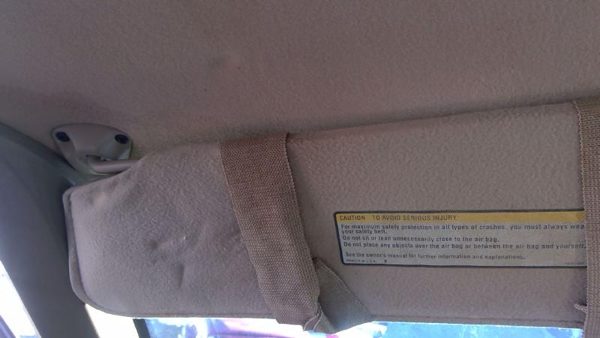 1985-1997 Chevy Astro Driver Left Sun Visor Oem Tan — photo 8