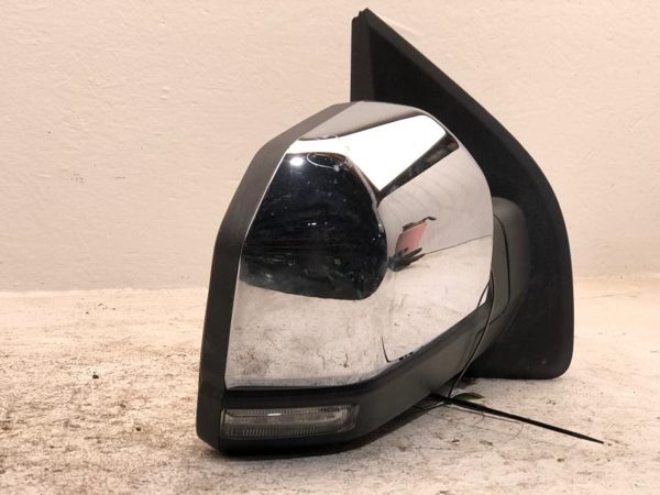 15-18 F150 Passenger Right Door Mirror Power Folding Chrome Blind Spot Alert — photo 6