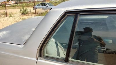 1986-91 Olds 88 Passenger Right Rear Vent Window Back Door Glass With Frame Oem
