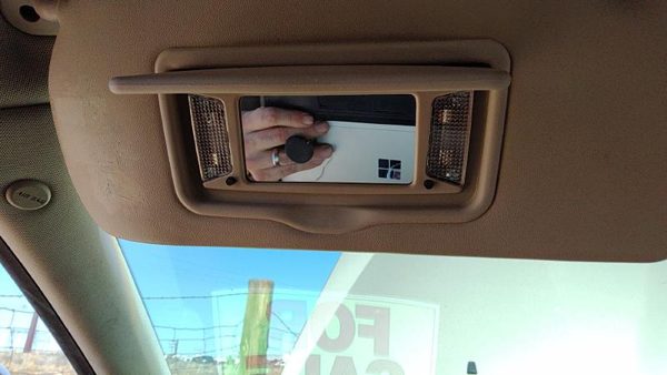 2003-2007 Cadillac Cts Driver Left Sun Visor Oem Neutral 702 88952129 — photo 6